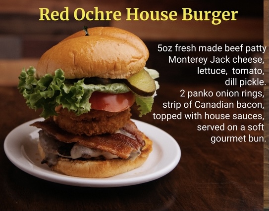 Red Ochre House Burger