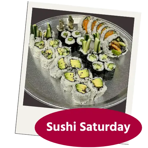 Sushi Saturday Menu